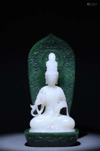 Hetian jade Guanyin ornaments