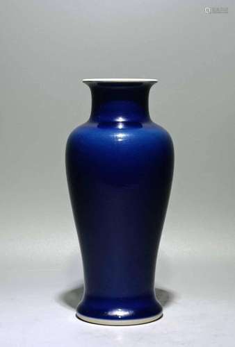 Avalokitesvara vase with blue glaze