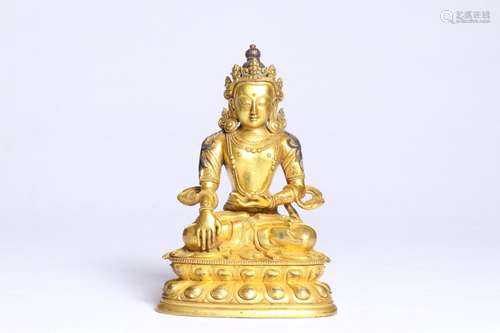 Gilt Bronze Amitabha