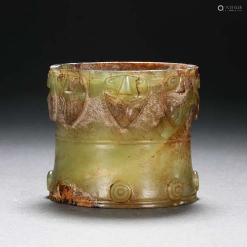 Qing Dynastyyellow jade hair hoop