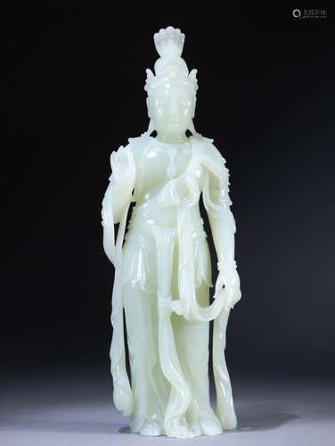 Hetian jade Guanyin ornaments