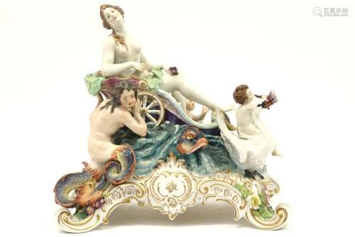 Groupe en porcelaine de Dresde du 20ème siècle||Gr