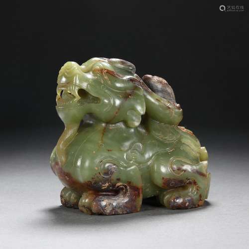 Qing Dynastyjade beast ornaments