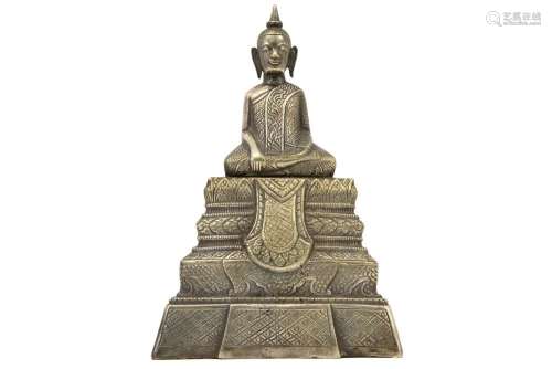 19e/20e siècle Sculpture cambodgienne "Bouddha" en