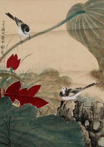 Xie Zhiliu flower and bird painting