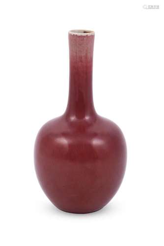 A Chinese lanyao bottle vase