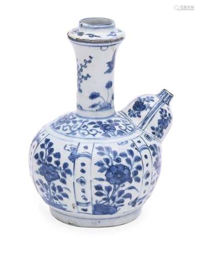 A Chinese blue and white Kendi