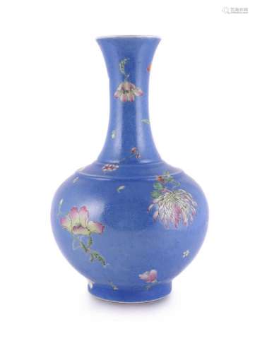 A Chinese Famille Rose vase