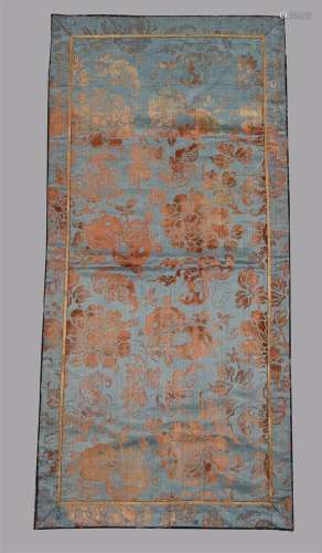 A Chinese cut velvet panel