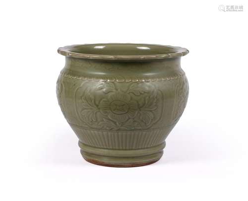 A Chinese longquan celadon planter