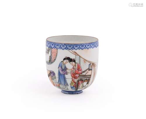 A Chinese Famille Rose tea cup