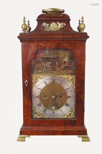 GEORGE III AUTOMATON STRIKING BRACKET CLOCK