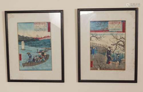 TWO JAPANESE WOODBLOCK PRINTS