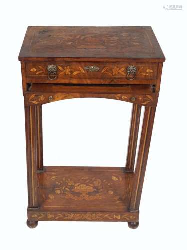 18TH-CENTURY DUTCH MARQUETRY CONSOLE TABLE