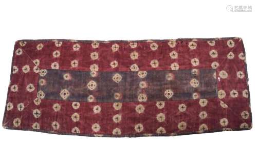 19TH-CENTURY TIBETAN BLANKET SADDLE