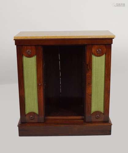 REGENCY ROSEWOOD FLOOR BOOKCASE