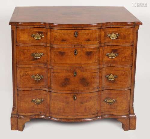 EDWARDIAN WALNUT & INLAID CHEST