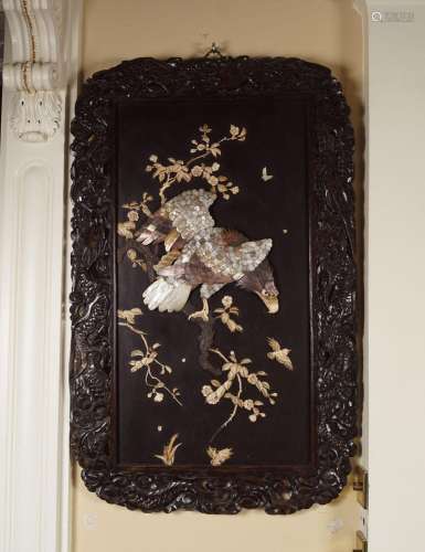 19TH-CENTURY JAPANESE SHIBAYAMA PANEL