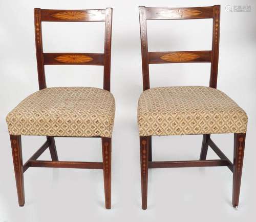 SIX 18TH-CENTURY WILLIAM MOORE DINING CHAIRS