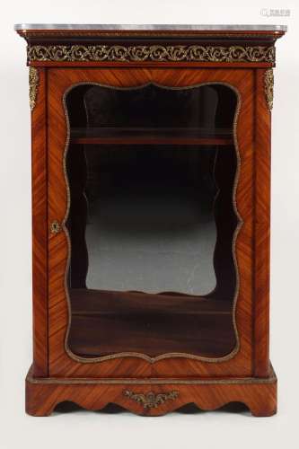 19TH-CENTURY ORMOLU MOUNTED KINGWOOD CABINET