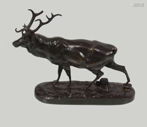 LARGE 19TH-CENTURY BRONZE SCULPTURE