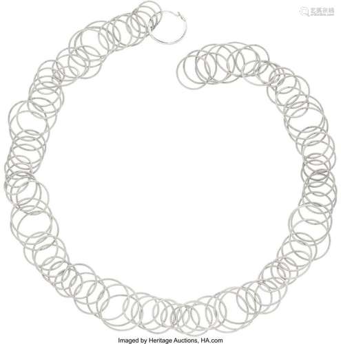 Buccellati White Gold Necklace Metal: 18k white gold Marked:...