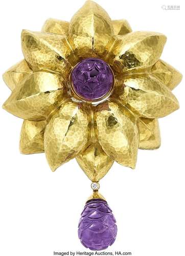 Paloma Picasso for Tiffany & Co. Diamond, Amethyst, Gold...