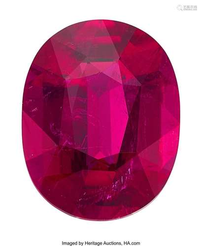 17.20 ct Rubellite Tourmaline Shape: Oval Measurements: 19.7...