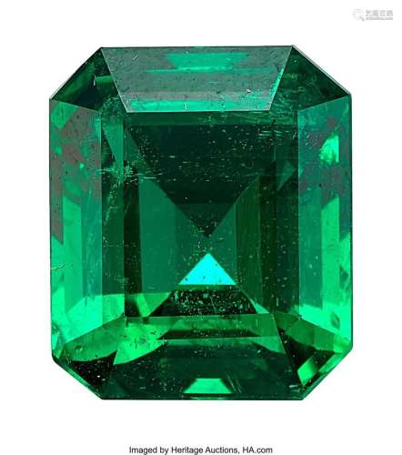 9.41 ct Zambian Emerald Shape: Rectangular emerald-cut Measu...