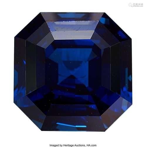 33.56 ct Ceylon Sapphire Shape: Octagonal step Measurements:...