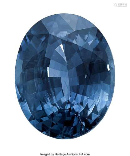 14.87 ct Ceylon Sapphire Shape: Oval Color: Blue Measurement...