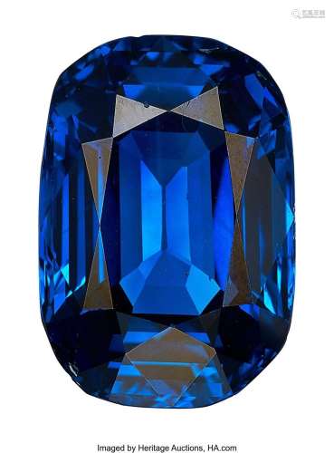 13.87 ct Sapphire Shape: Cushion Color: Blue Measurements: 1...