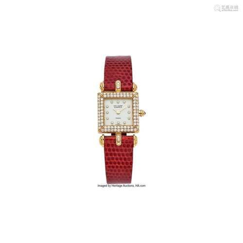 Van Cleef & Arpels Diamond, Gold, Classique Watch Case: ...