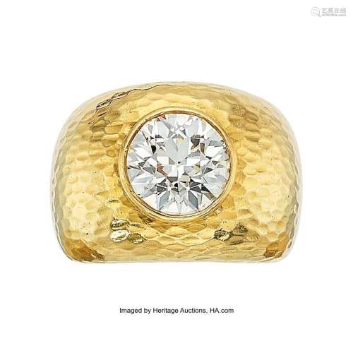 Andrew Clunn Diamond, Gold Ring Stones: Round brilliant-cut ...
