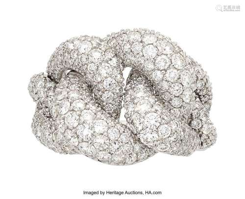 Diamond, White Gold Ring Stones: Full-cut diamonds weighing ...