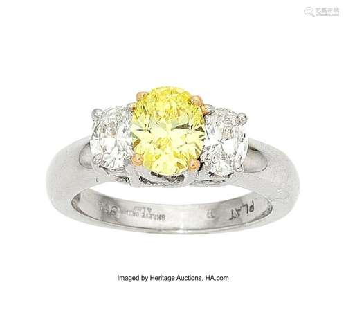 Shreve Crump & Low Fancy Yellow Diamond, Diamond, Platin...