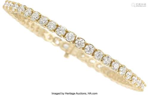 Diamond, Gold Bracelet Stones: Full-cut diamonds weighing a ...