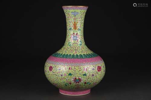 Pastel Flower Pattern Appreciation Vase