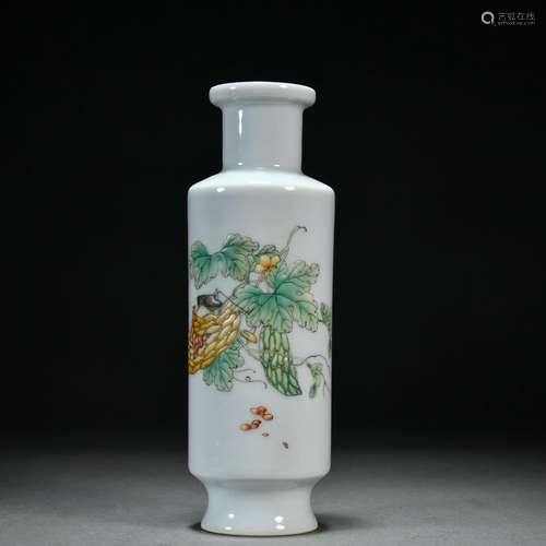 Enamel colorful insect sketch mallet bottle