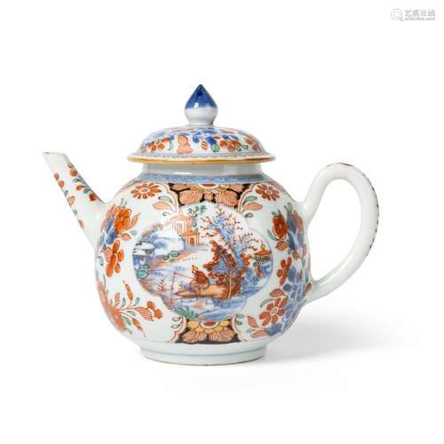 CHINESE IMARI TEAPOT QING DYNASTY, 18TH CENTURY