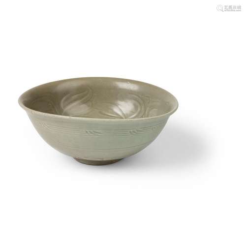 LONGQUAN CELADON-GLAZED 'FLORAL' BOWL SOUTHERN SONG TO YUAN ...