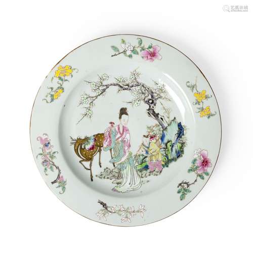 FINE FAMILLE ROSE ‘MAGU’ CHARGER QING DYNASTY, YONGZHENG PER...