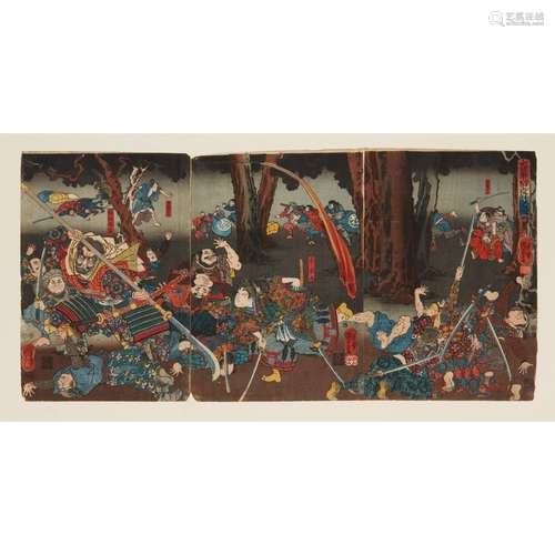 UTAGAWA KUNIYOSHI (JAPANESE 1798-1861) EDO PERIOD