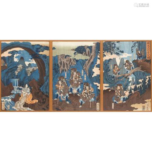 UTAGAWA HIROSHIGE II (1826-1869) EDO PERIOD