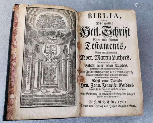 BIBLE OF 1761