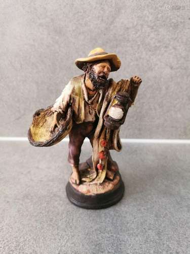 NATIVITY FIGURINE: FISHERMAN