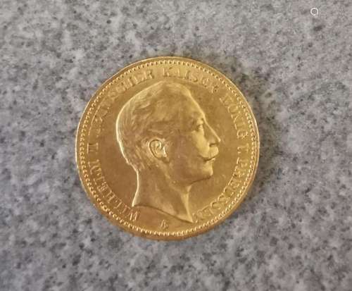 GOLD COIN 20 MARK