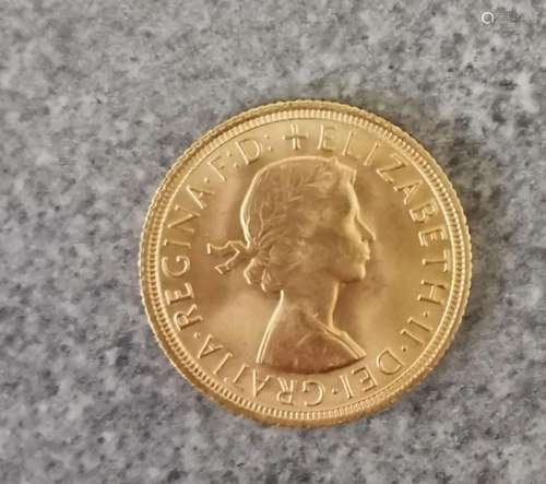 GOLD COIN SOVEREIGN 1 POUND