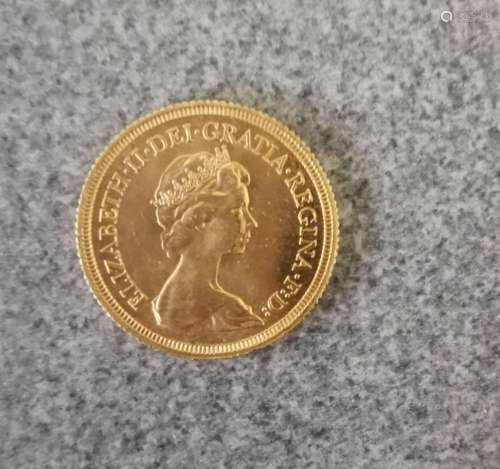 GOLD COIN SOVEREIGN 1 POUND