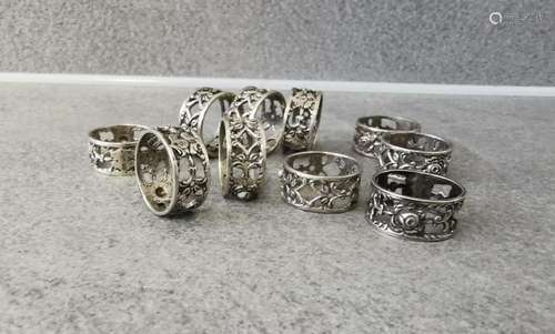 10 NAPKIN RINGS